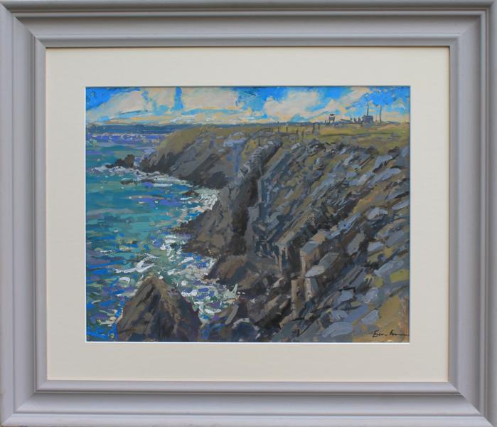Eden Evans ' Gilatar Point towards Lydstep' Framed