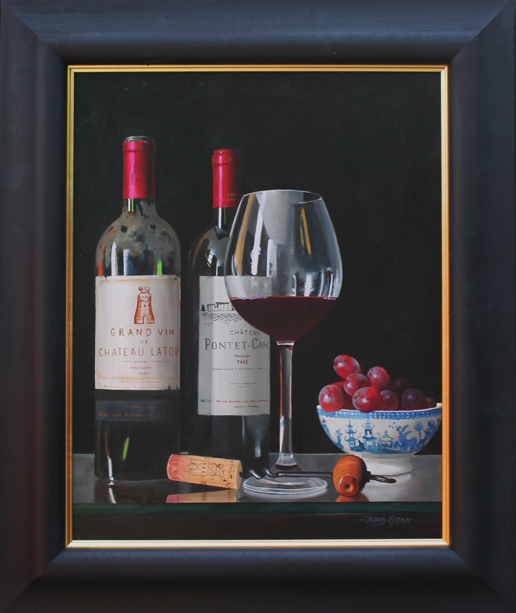 Peter Kotka - straight from the cellar - framed
