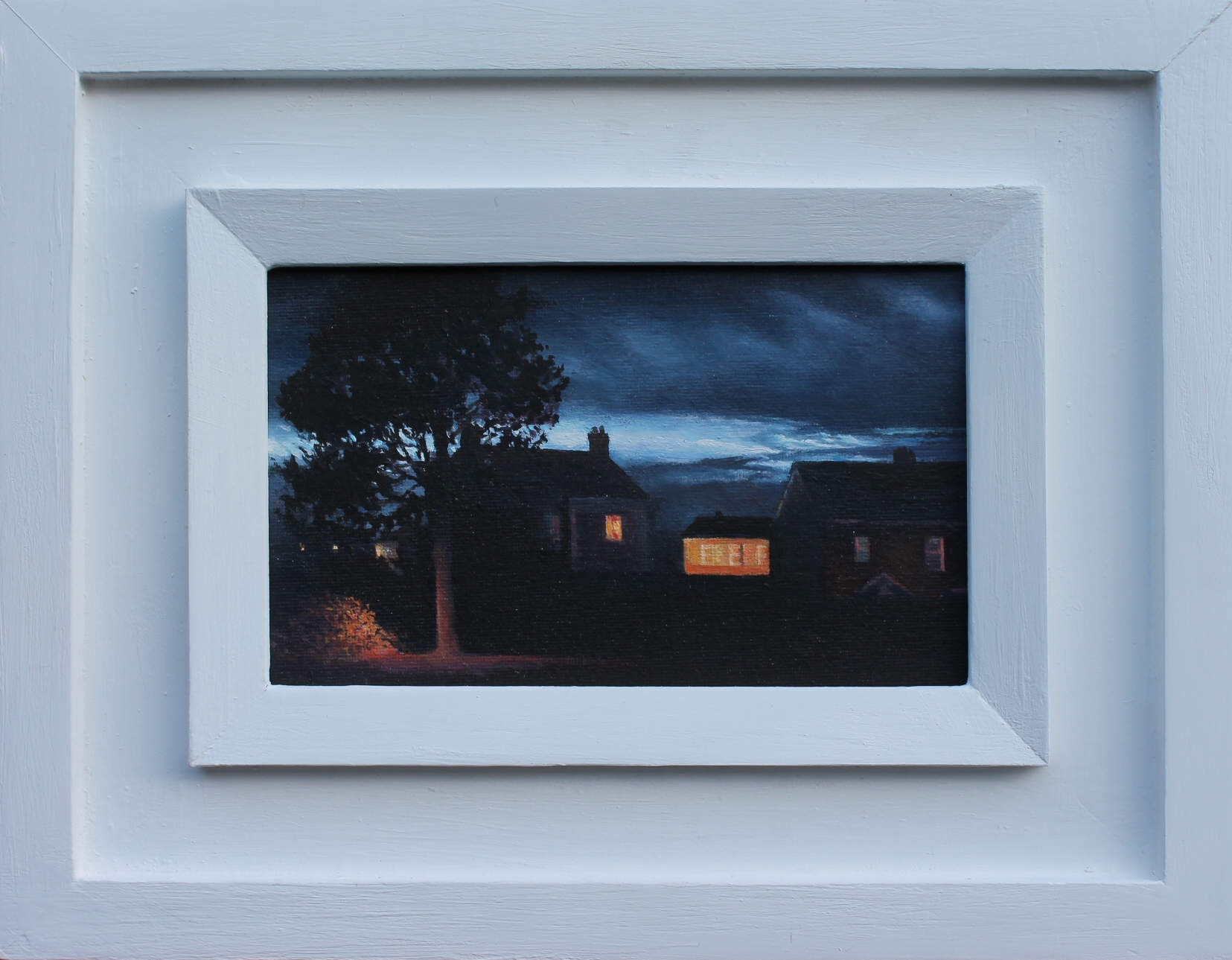 Gareth Hugh Davies -The many peopled night - framed