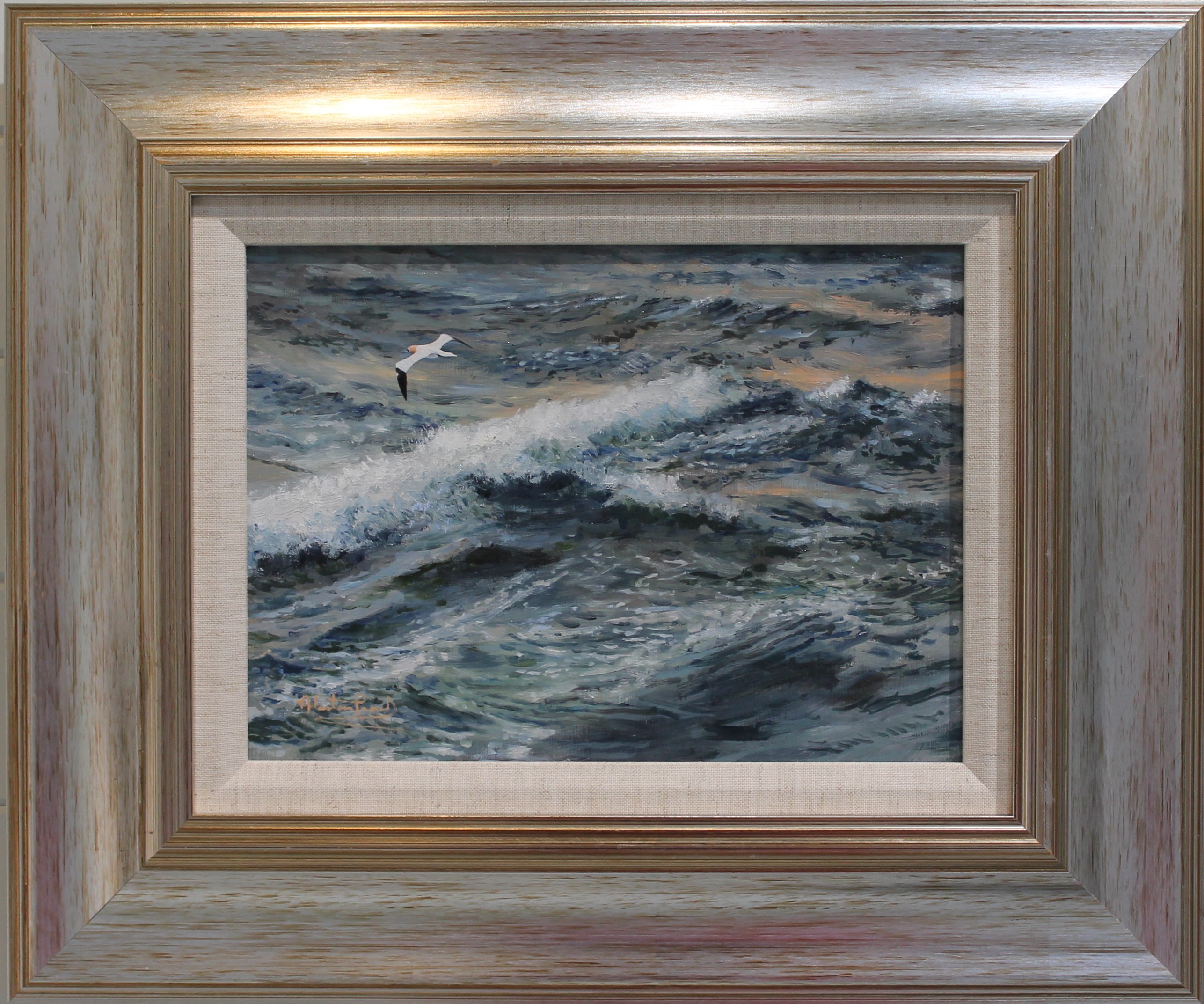 Alastair Proud - Lone Gannet - framed