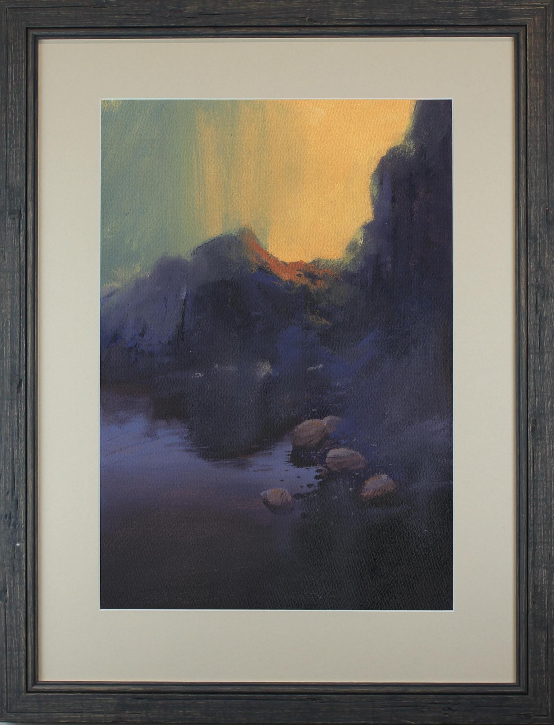 Simon Jones - Dusk Freshwater West - framed