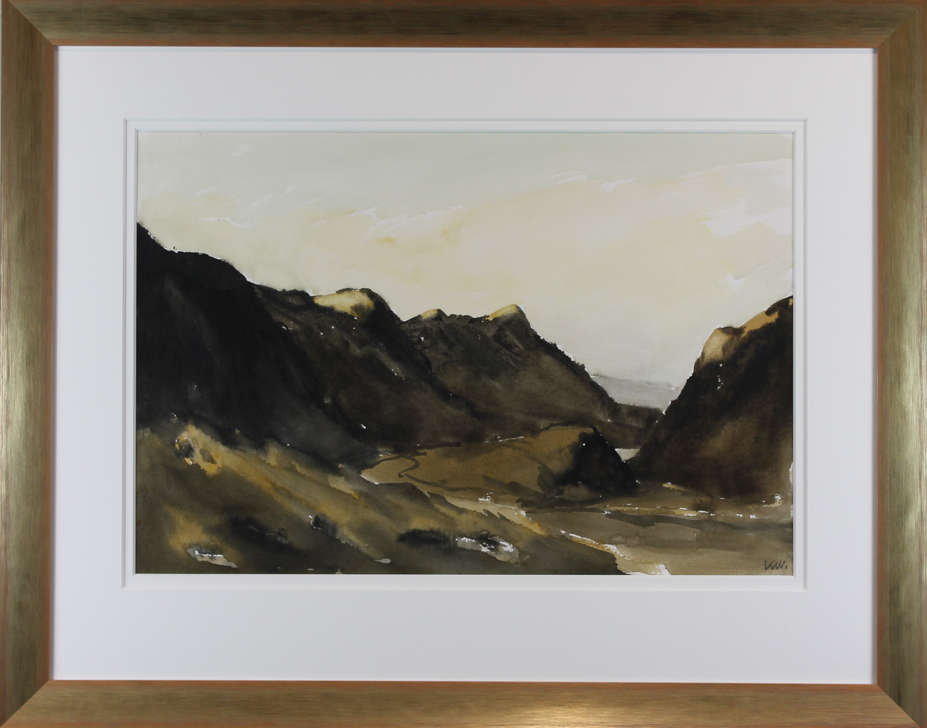 Sir Kyffin Williams - Nant Peris - framed