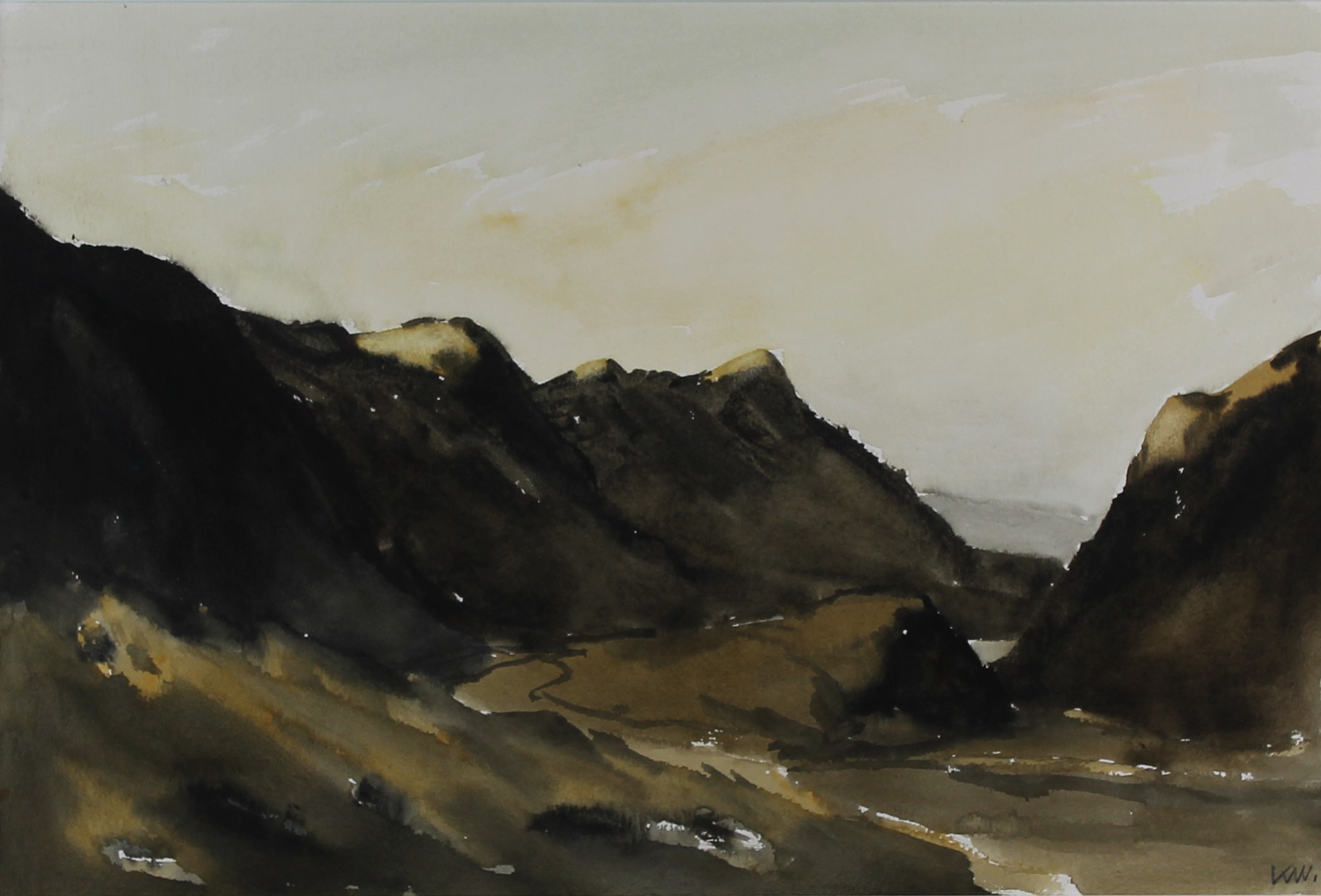 Sir Kyffin Williams - Nant Peris