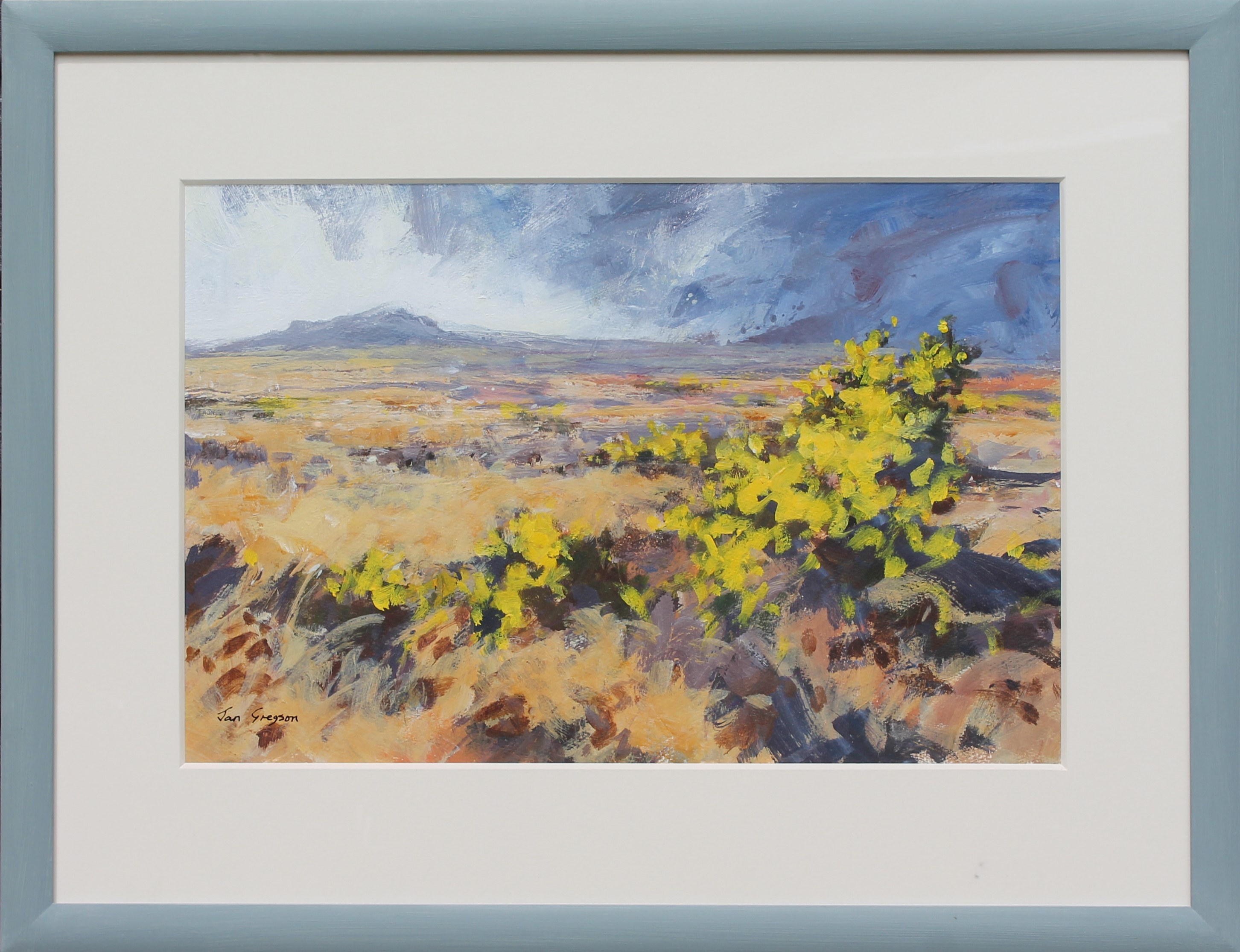 Jan Gregson - Burst of Light, Dowrog Common - framed